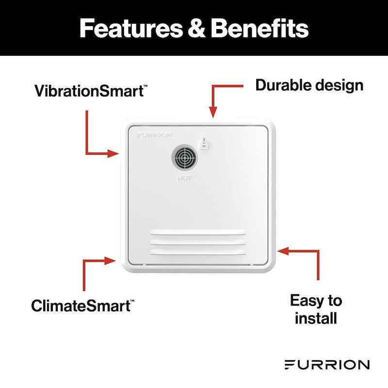 Furrion FWH41EA-PS-AM Water Heater Access Door for Atwood 4 & 6 Gallon – image 2