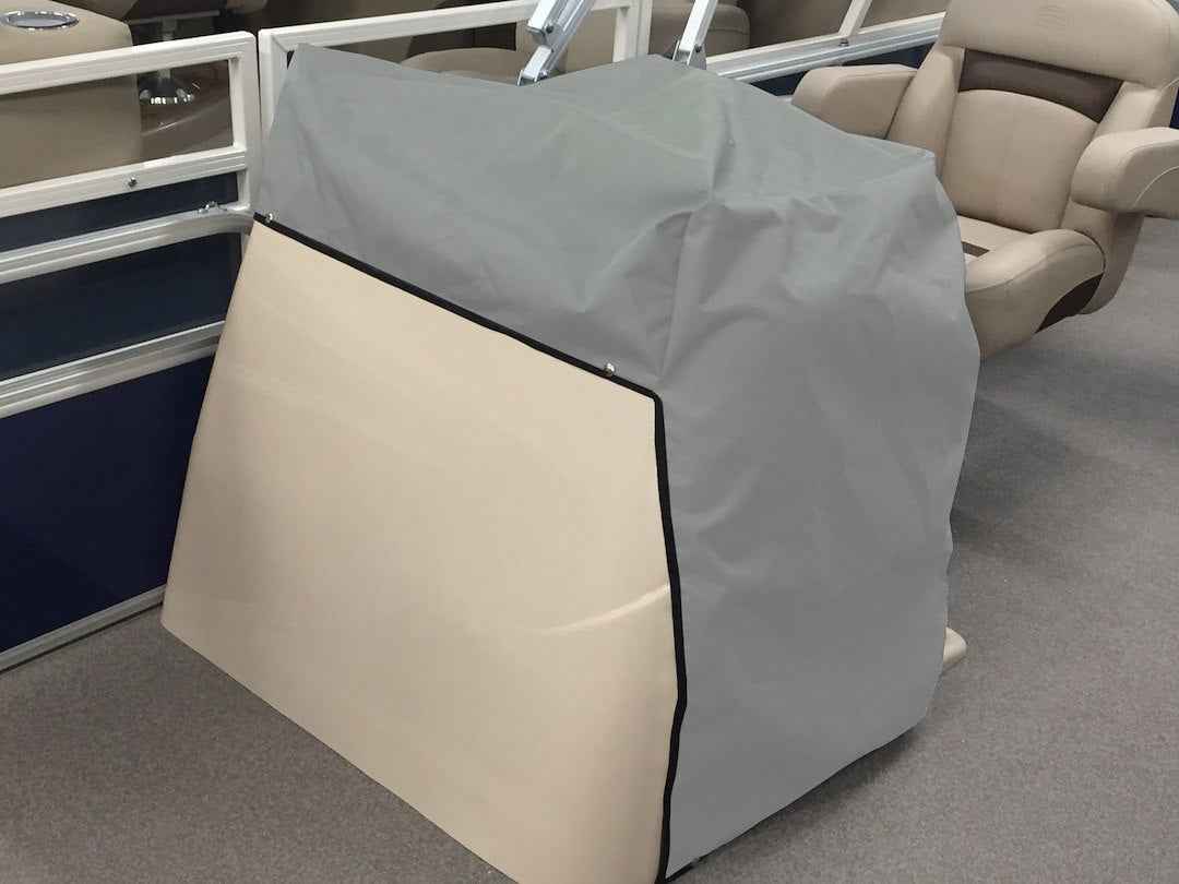 Carver 61063F10 Gray 32-by-36-by-33-Inch Boat Console Cover