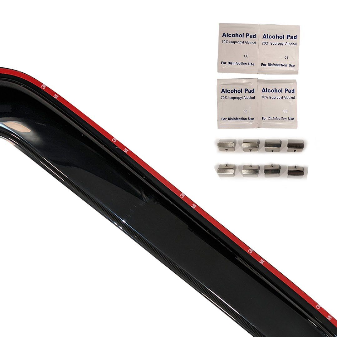 Black Horse Offroad 1494975IN Ford Crew Cab Four Smoke Window Guards - image 6