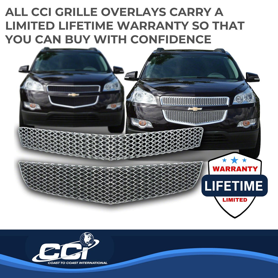 Coast To Coast GI75 Traverse Chrome Mesh Grille Trim Kit - image 3