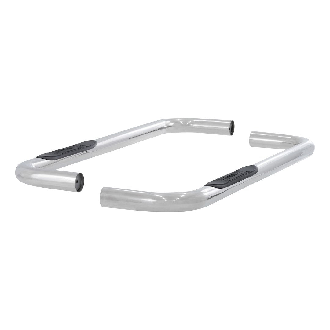 Aries 204040-2 Polished Curved 3-Inch Stainless Side Steps - image 1