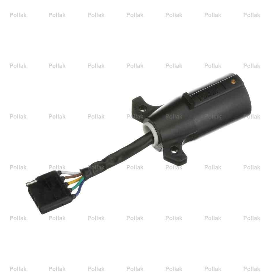 Pollak 12718 7-Blade RV Socket to 5-Flat Adapter
