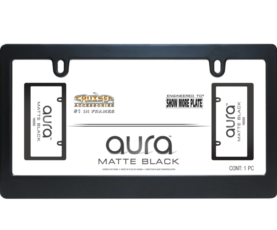 Cruiser 16550 Aura Plain Automotive Plate Frame - image 3