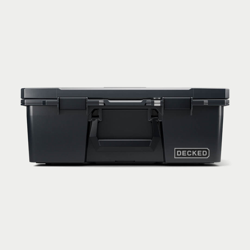 Decked A0020-HRAK-BLK Halfrack 32 Portable Storage Box