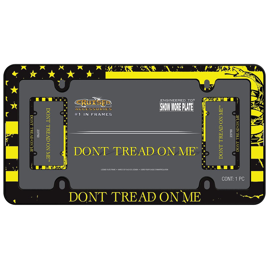 Cruiser 23750 Don’t Tread on Me Automotive Plate Surround - image 2