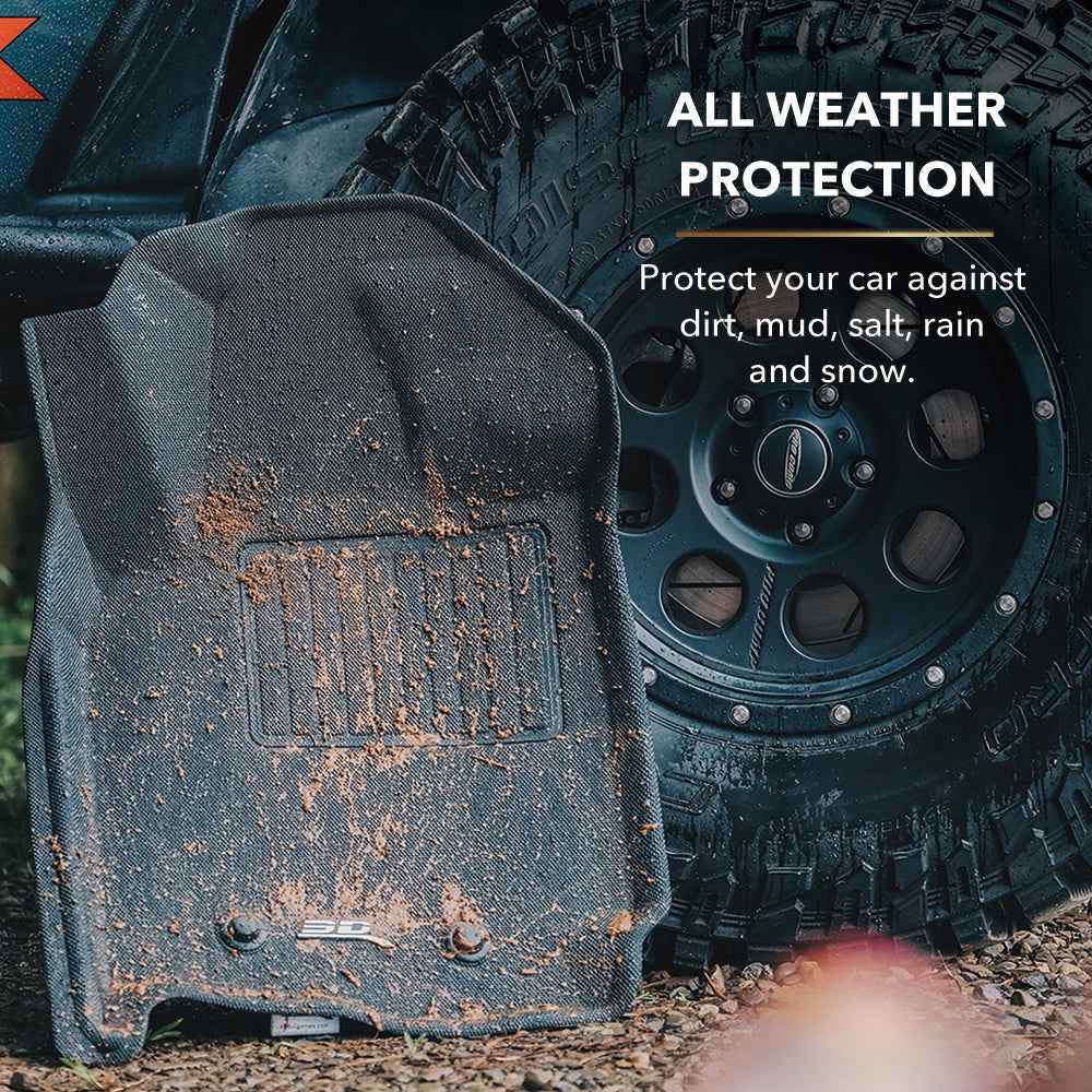 3D Mats L1GM03501509 Sierra Crew Cab Vinyl-Floor Maxpider Mats