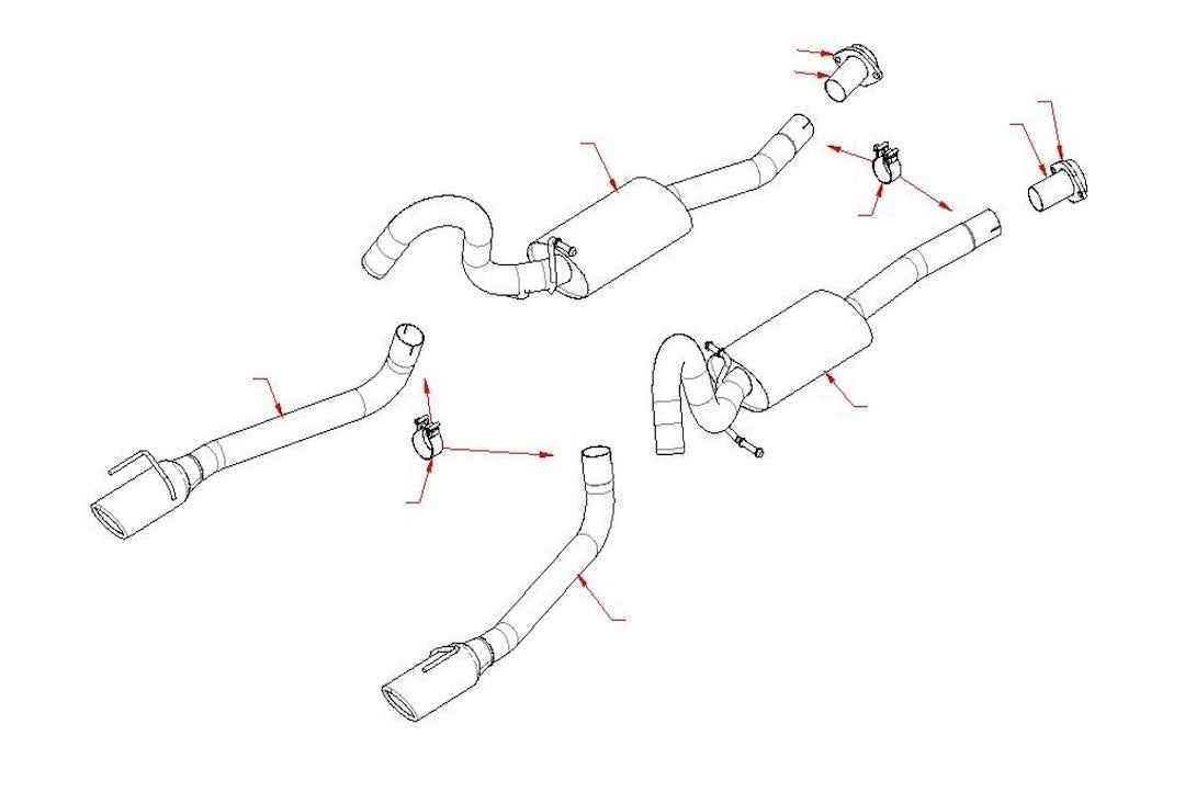 Borla 140067 Mustang GT S-Type Dual Cat-Back