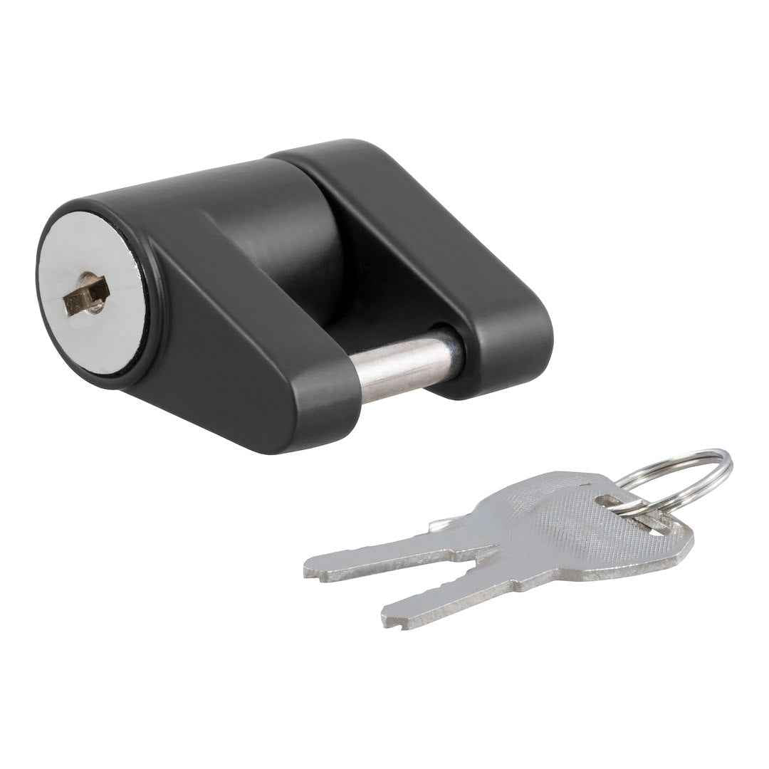 CURT 23521 Black 1/4-Inch Coupler Padlock, 3/4-Inch Span
