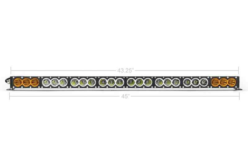 Cali Raised LED CR2711 43 in Dual-Function Roof Light Bar