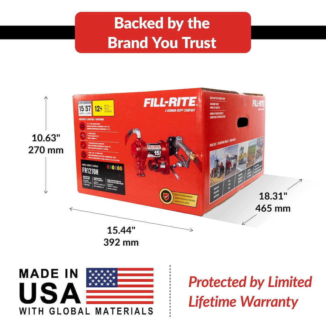 Fill-Rite Fr610h AC Liquid-Transfer Tank Pump