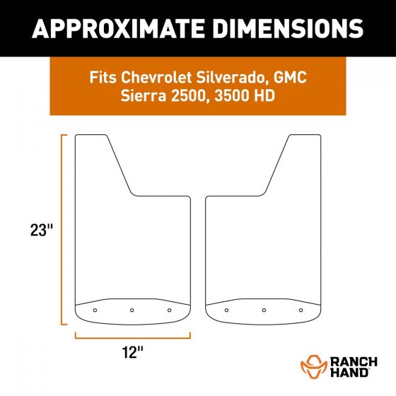 Ranch Hand 251451rh Heavy-Duty Truck Mud Flap