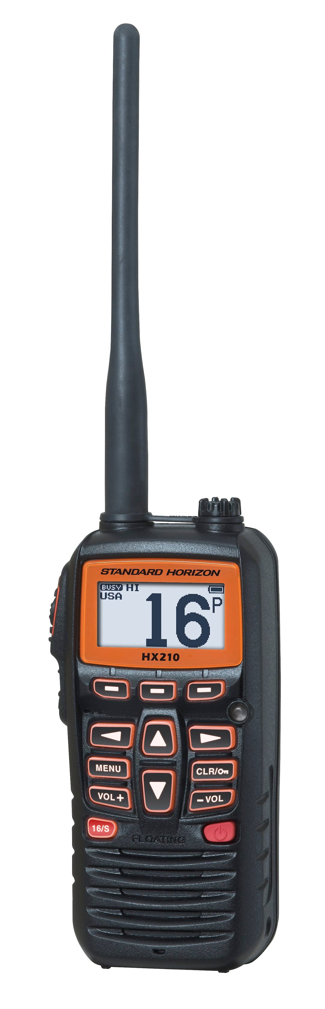 Standard Horizon HX210 Floating Handheld VHF Radio