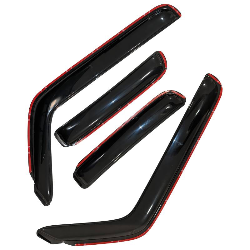 Black Horse Offroad 1494788IN Frontier Crew Cab 3-mm Acrylic Window Visors - image 1