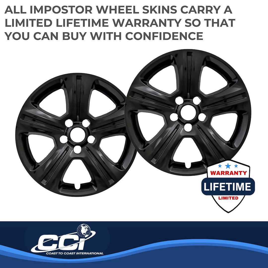Coast To Coast IMP383BLK Charger 17-Inch Split-Spoke Skins