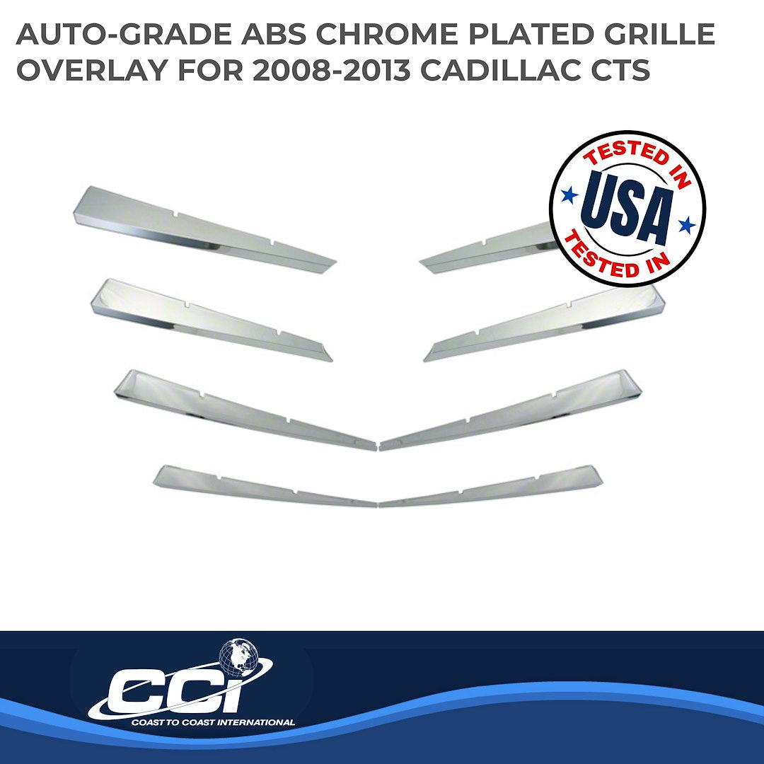 Coast To Coast GI76 CTS Chrome Horizontal Grille Trim - image 2