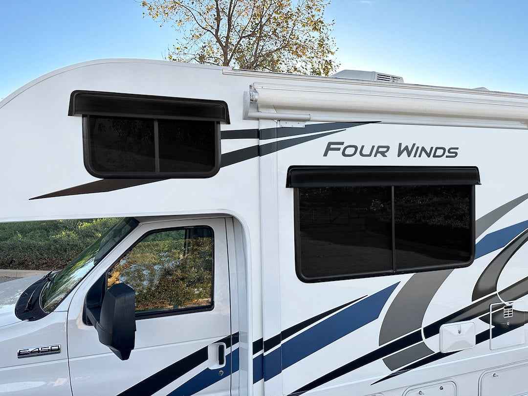 GT Styling Acrylic Window Rain Guard - Smoke, Single – RV1068