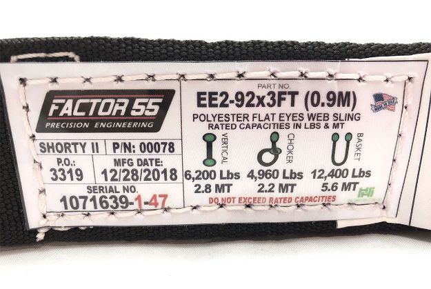 Factor 55 00078 Shorty Strap II Recovery Strap