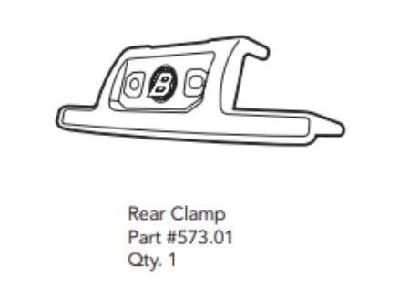Bestop 573.01p Sunrider Rear Retaining Clamp - image 2