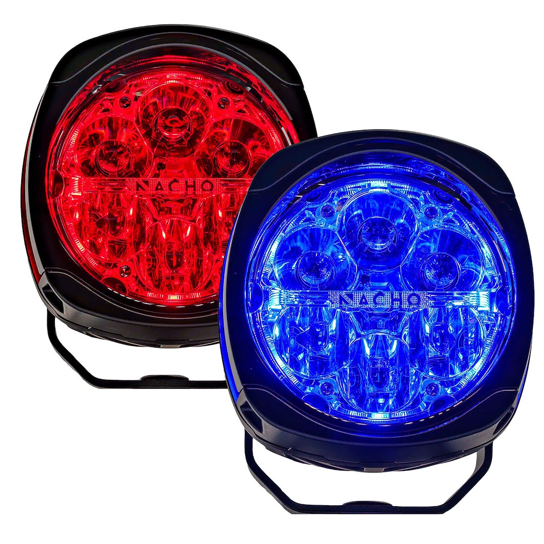 ARB PM435RB NACHO Quatro Red/Blue Warning Light Pair - image 1
