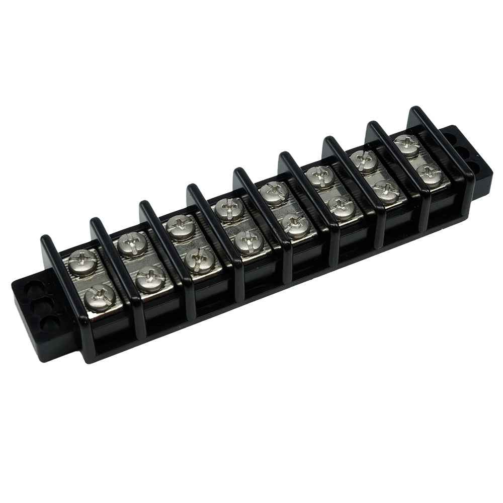 Egis 223008 16-Pole Double-Row Terminal Block, 30A