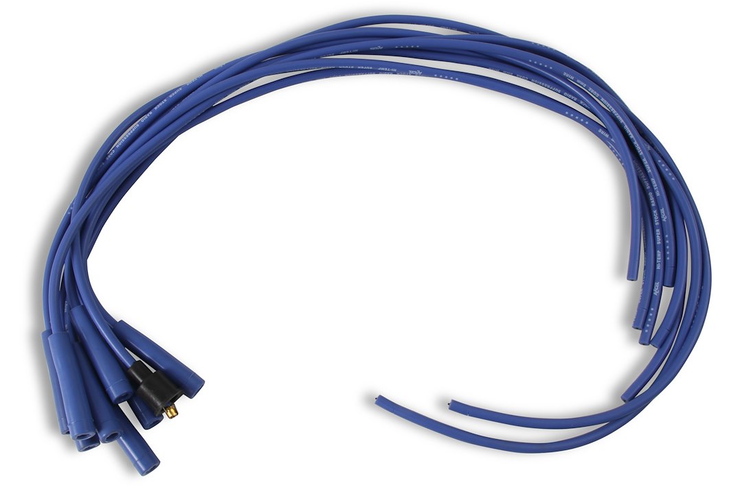 ACCEL Ignition 4040B Blue 8 mm Straight-Boot Ignition Wire Kit - image 10