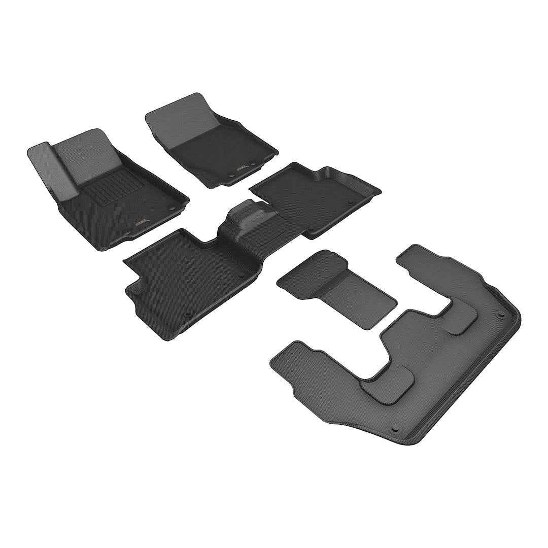 3D Mats L1JP027015 6-Seat Grand Cherokee KAGU 5-Piece Mats