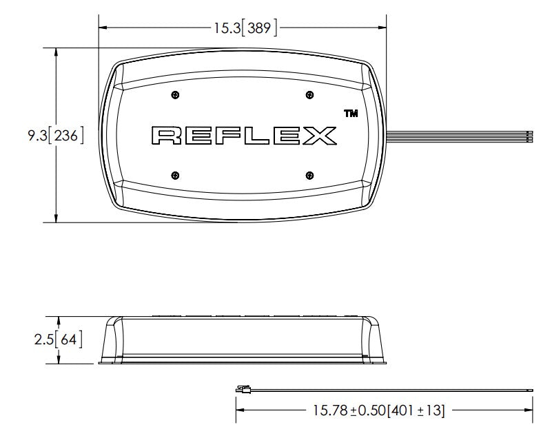 Ecco Elect 5597CA Reflex LED Mini Bar Assembly