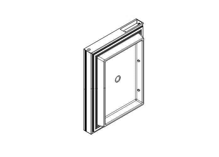Norcold 50910 Upper Right Fridge Door, 2118SS / 2118IMSS / 2118IMSSD – image 1