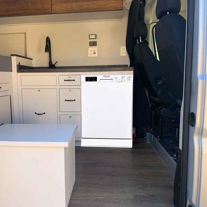Pinnacle Appliances WB 1840 Pinnacle Built-In RV Dishwasher, 10 Place Settings, 8 Wash – image 10