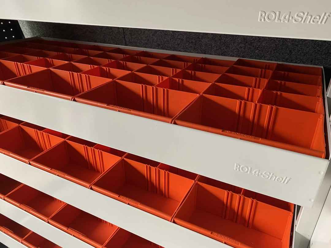 Rolacase RP428/2 Van-Shelving Compartment Bin