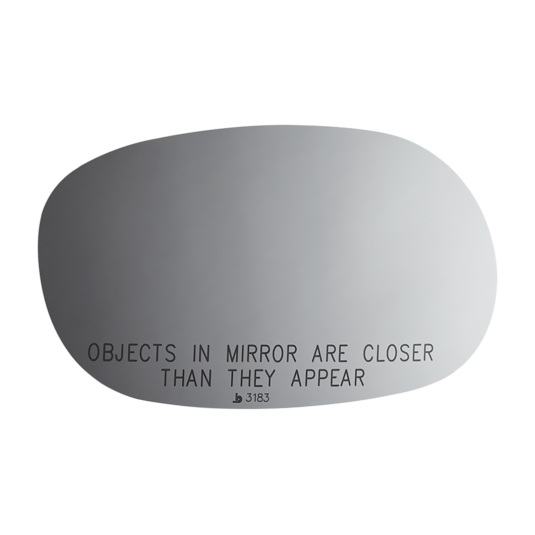 Burco Mirrors 3183 Oval Manual-Mirror Glass, Non-Heated - image 1