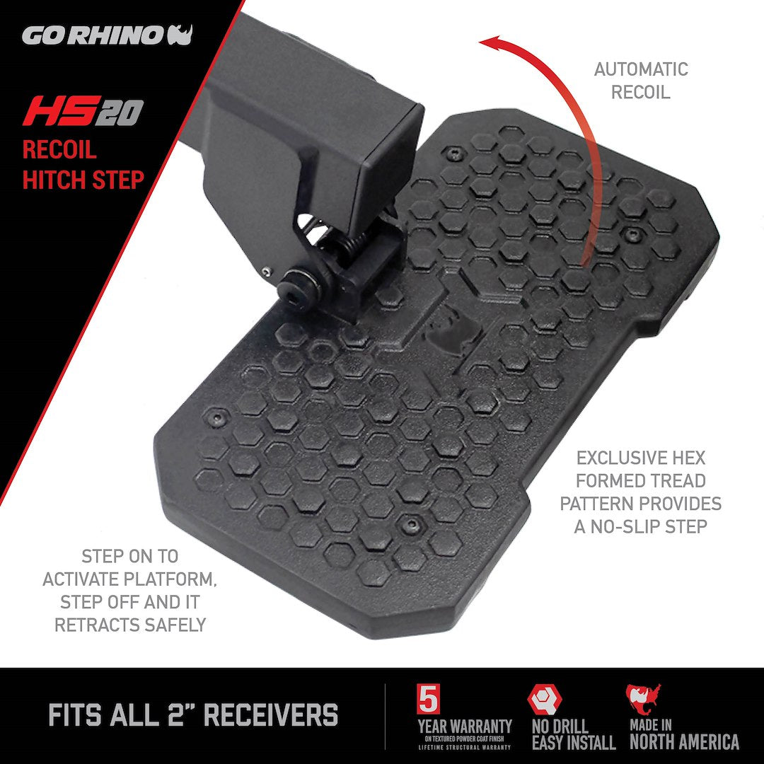 Go Rhino HS2012T HS-20 Receiver Entry Step