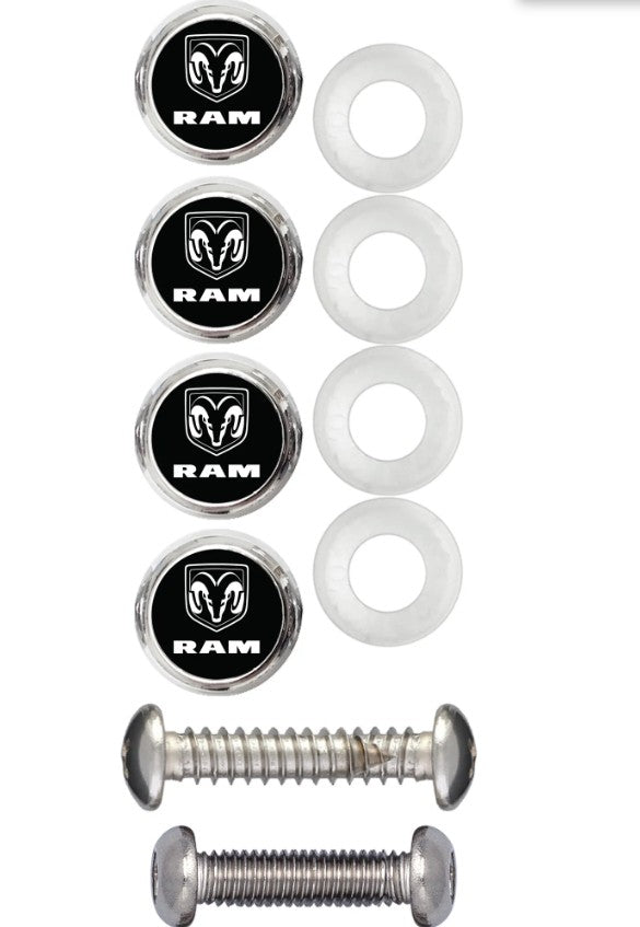 Cruiser 82821 Four Black RAM Fastener Covers - image 1
