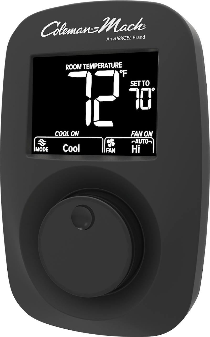 Coleman Mach 9420A382 RV Wall Thermostat - 12V Single Stage Heat Pump/Furnace Control – image 1