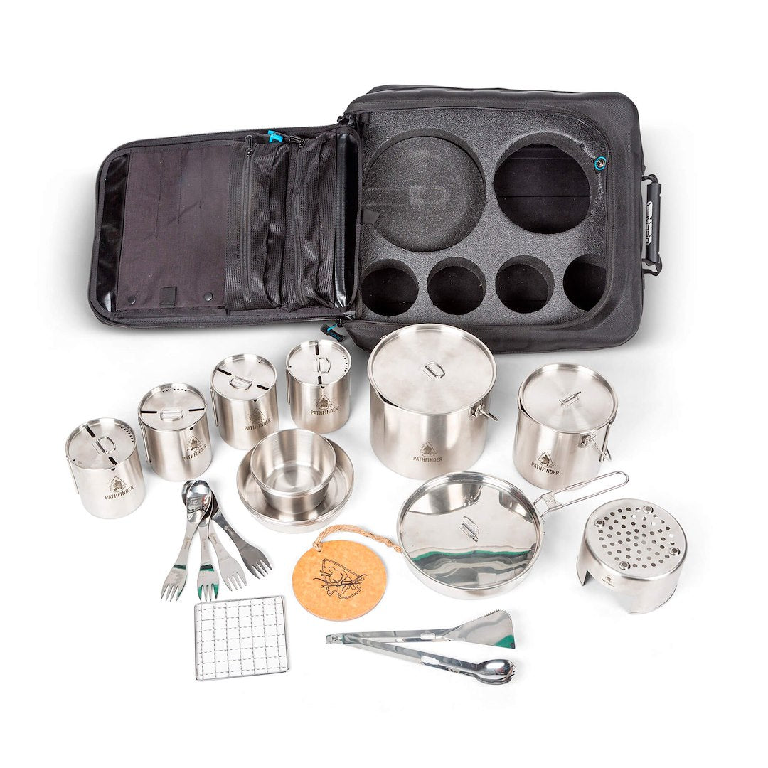 Decked AD23PATHFINDERCOOKINGKIT Campfire Cook Set