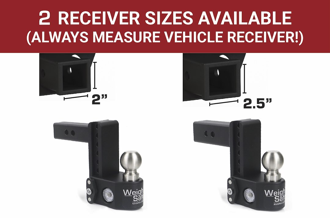 Weigh Safe Sws6-2.5-Ka Trailer Hitch Ball Mount - image 4