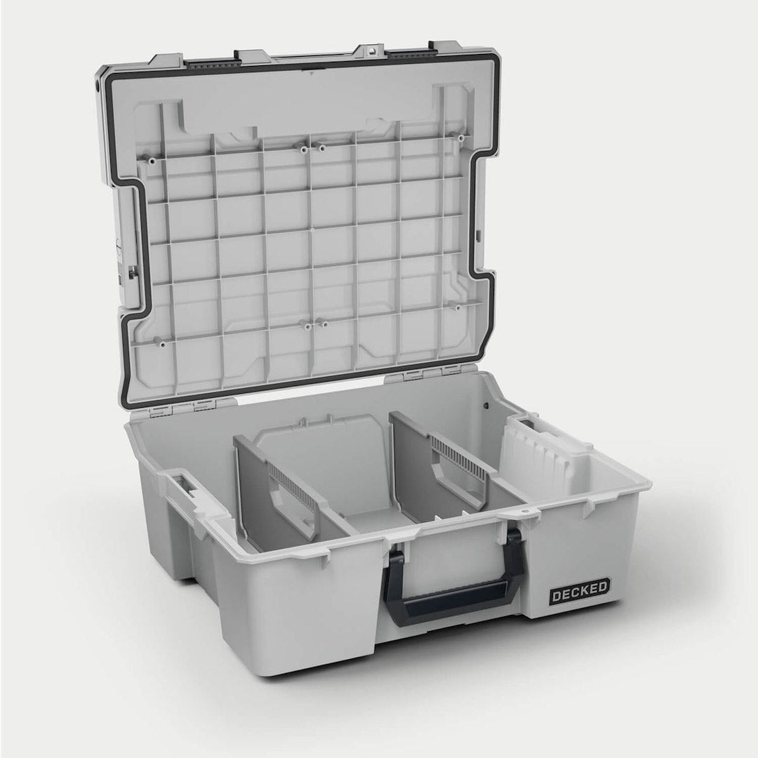 Decked A0020-HRAK-GRY Halfrack 32 Portable Storage Box