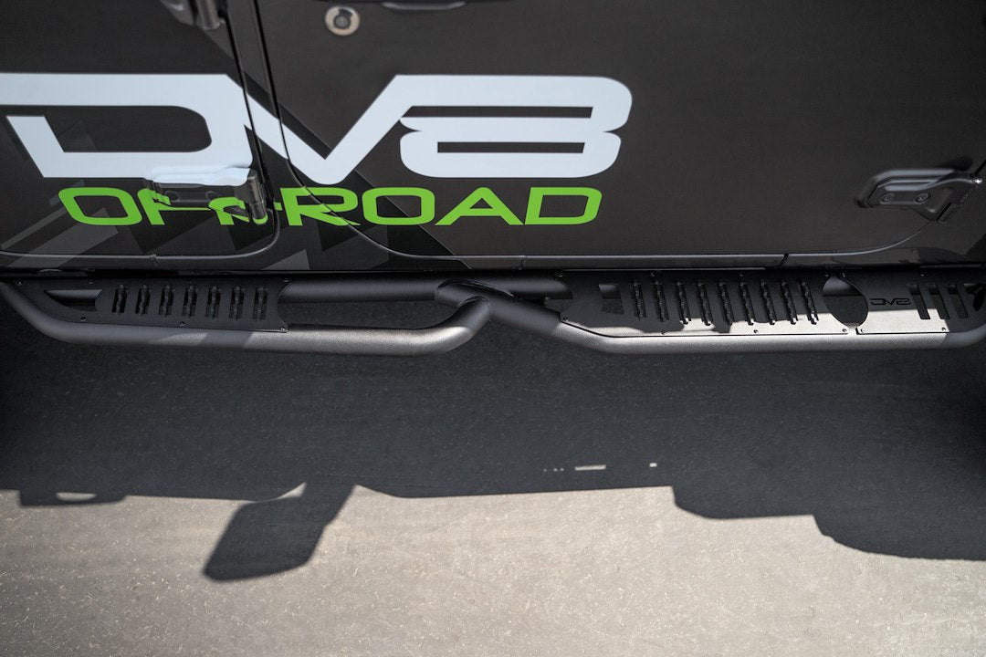 DV8 Offroad SRJL-08 OE Plus Four-Door Entry Bars