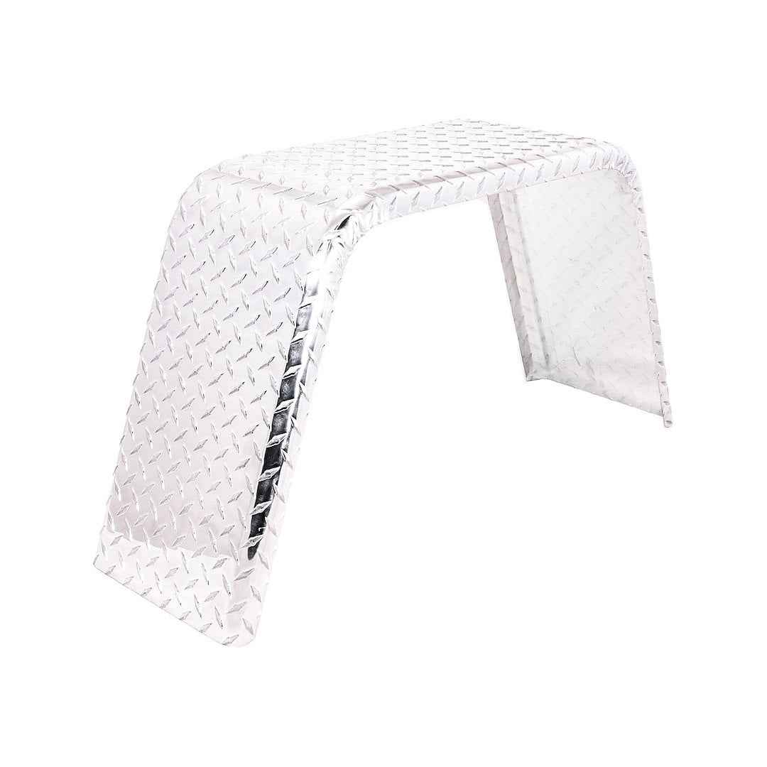 Husky Towing Trailer Fender - 33 in, Aluminum – F0013