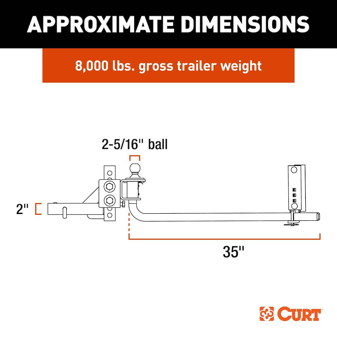 Curt 17599 Weight Distribution Hitch - image 2