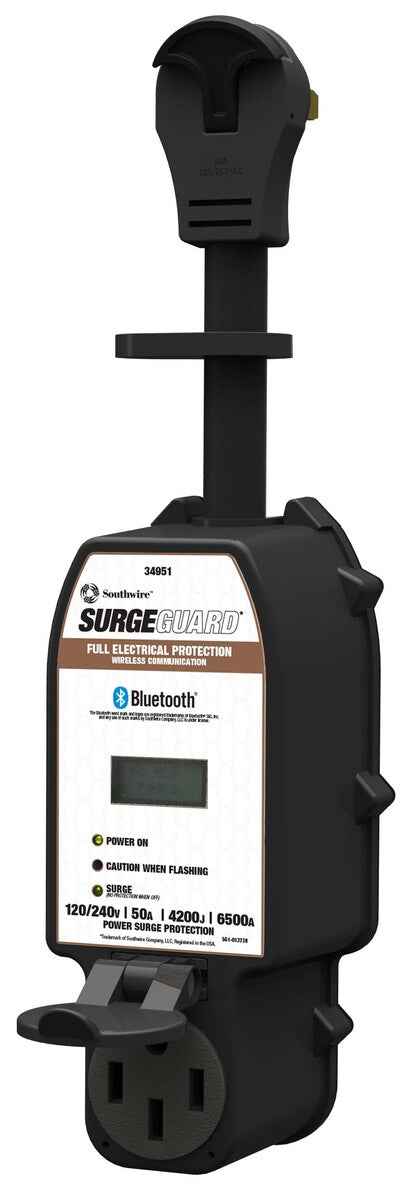 SouthWire Corp 34951 Surge Guard Portable RV Surge Protector, 50 Amp with Wi-Fi – image 1