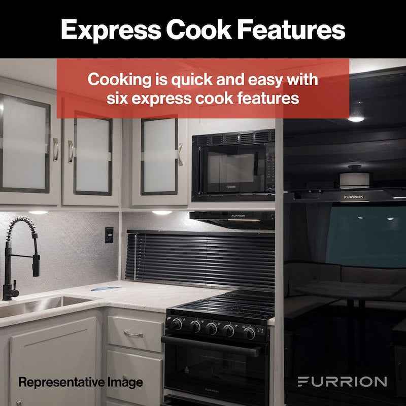 Furrion FMSN09-BL Microwave Oven 0.9 Cu Ft Black 900W – image 6