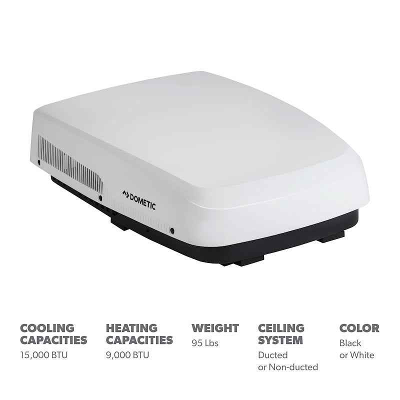 Dometic FJX5557EHPWHCS FreshJet 5 Rooftop RV A/C with Heat Pump 15000 BTU White – image 6
