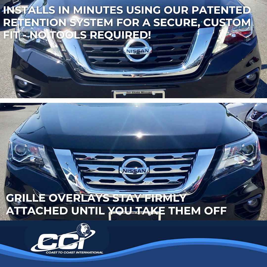 Coast To Coast GI146 Pathfinder Chrome Slotted Grille Trim