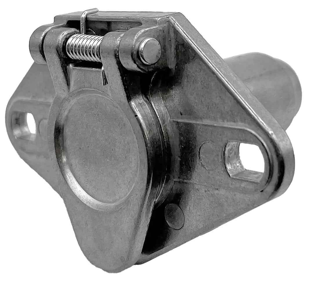 RV Designer TC533 Natural Die-Cast 6-Pin Vehicle Wiring Socket