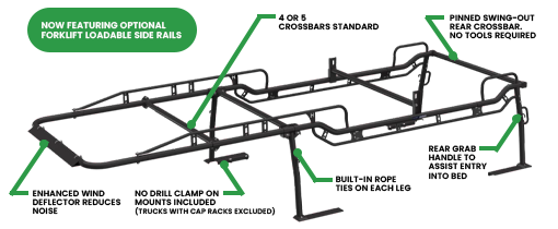 Holman 12006 Pro Rack Crossbar-and-Leg Kit