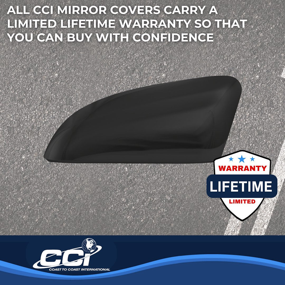 Coast To Coast MC67517RBK Explorer Gloss-Black Upper Mirror Trim Set - image 4