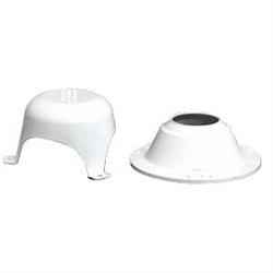 Custom Plastic 43 Polar White Sewer Vent with Cap