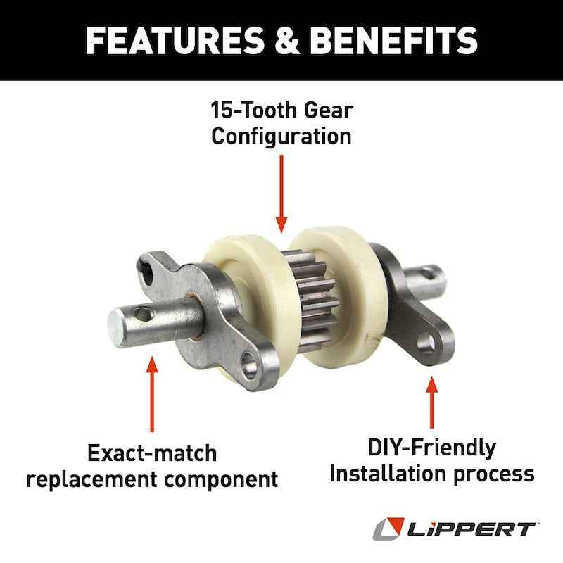 Lippert Components 324869 Slide Out Gear, 15 Tooth Spur Gear Pack for 2-1/2 Inch Systems – image 3