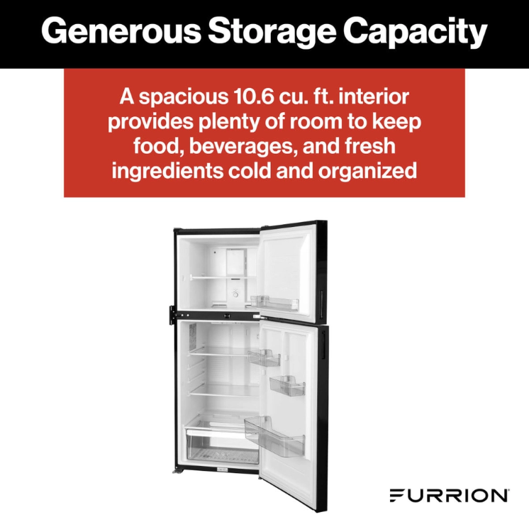 Furrion 2024120716 12V DC RV Fridge, 10.6 Cu. Ft. Dual Door – image 5